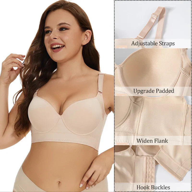 Full Coverage Push-Up Bra – Lift & Smooth