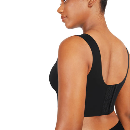 Seamless V-Neck Bra Tank – Built-In Support & Back Smoothing