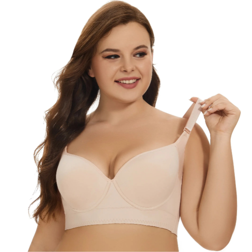 Full Coverage Push-Up Bra – Lift & Smooth